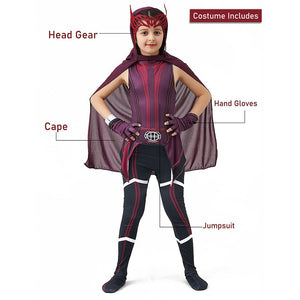 Scarlet Witch Kids Halloween Costume Dress Up - 7 - 8 Years Halloween