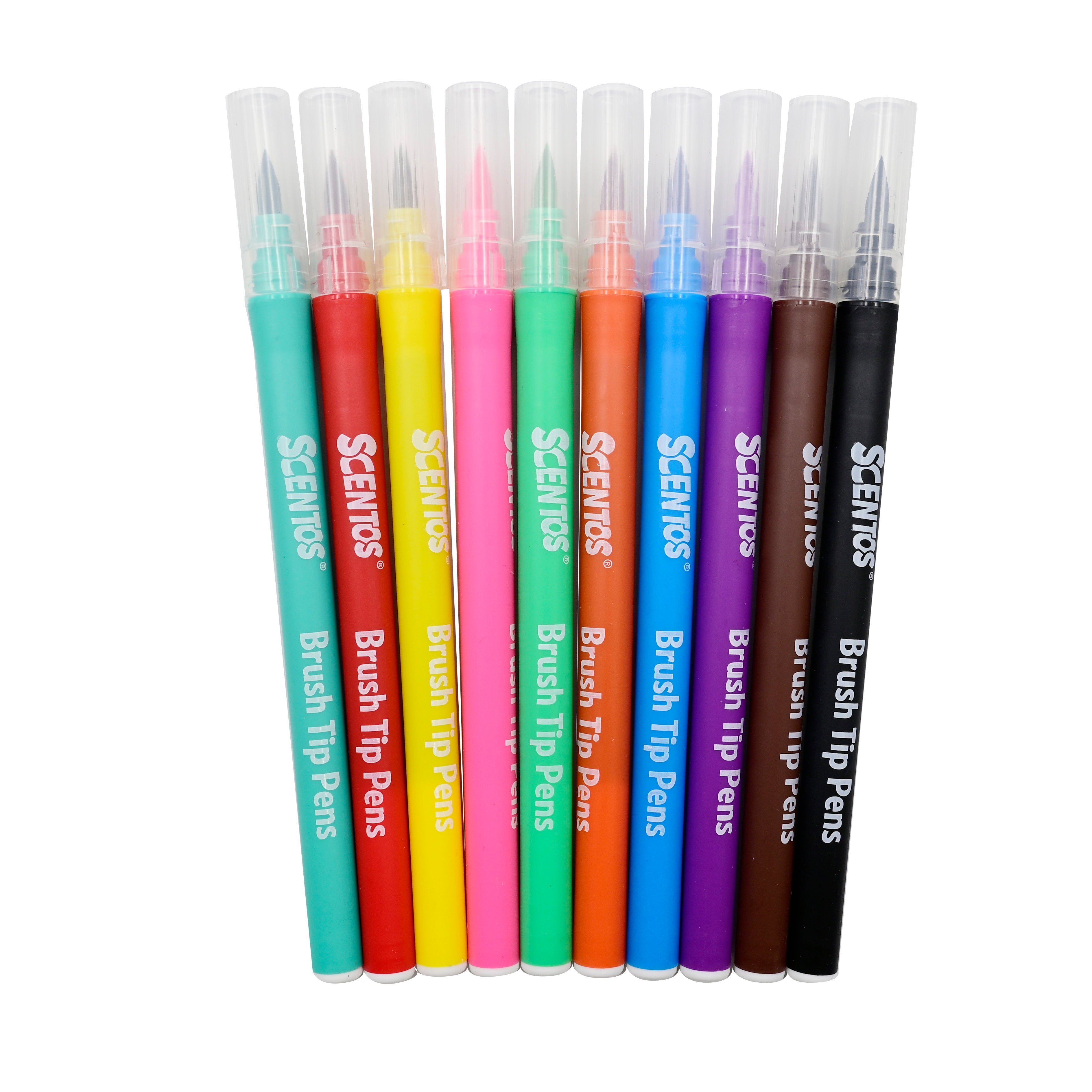 SCENTOS 10 BRUSH TIP PENS - 20465