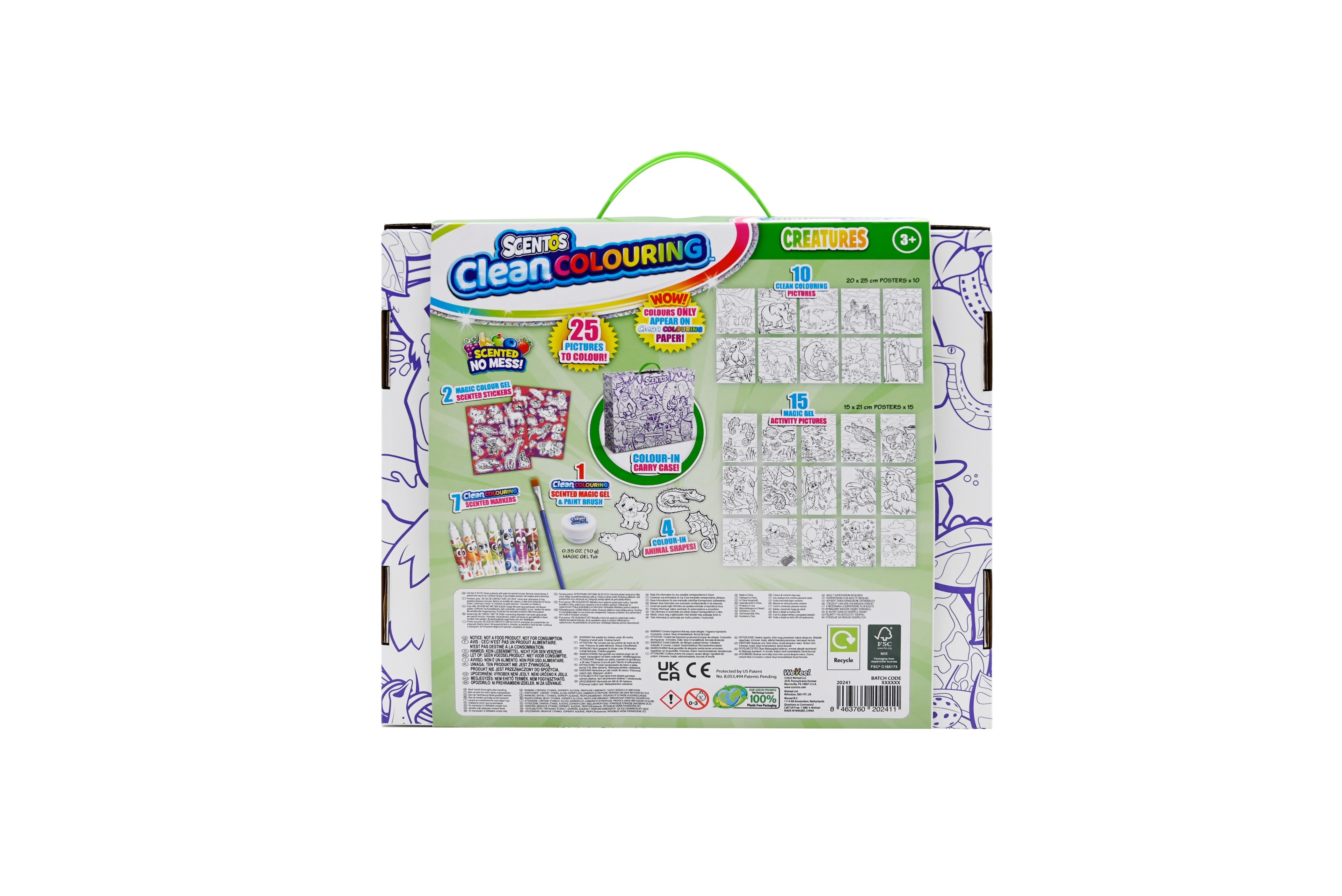 SCENTOS Clean coloring Box Set Creatures - 20241