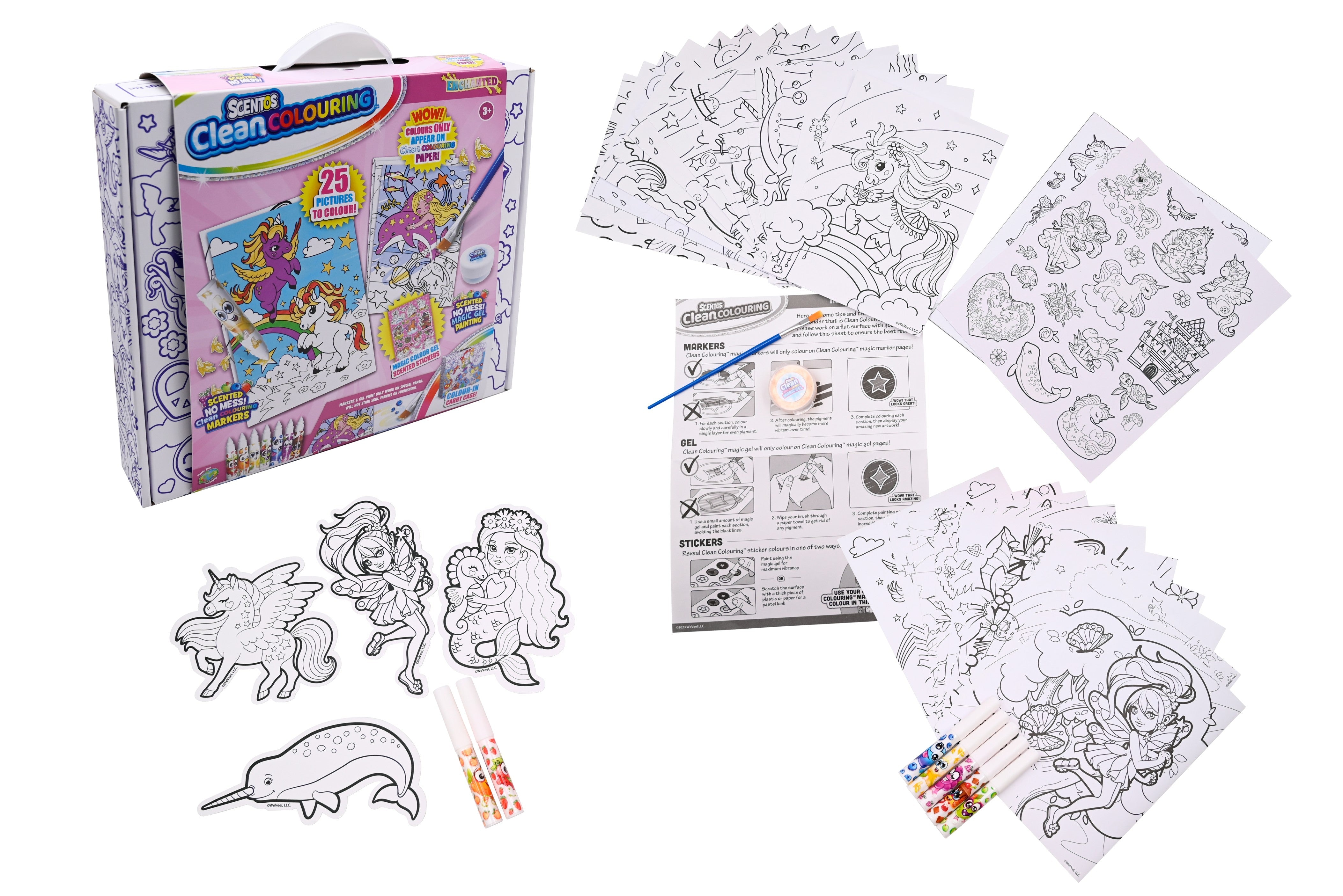 SCENTOS Clean coloring Box Set Enchanted - 20217