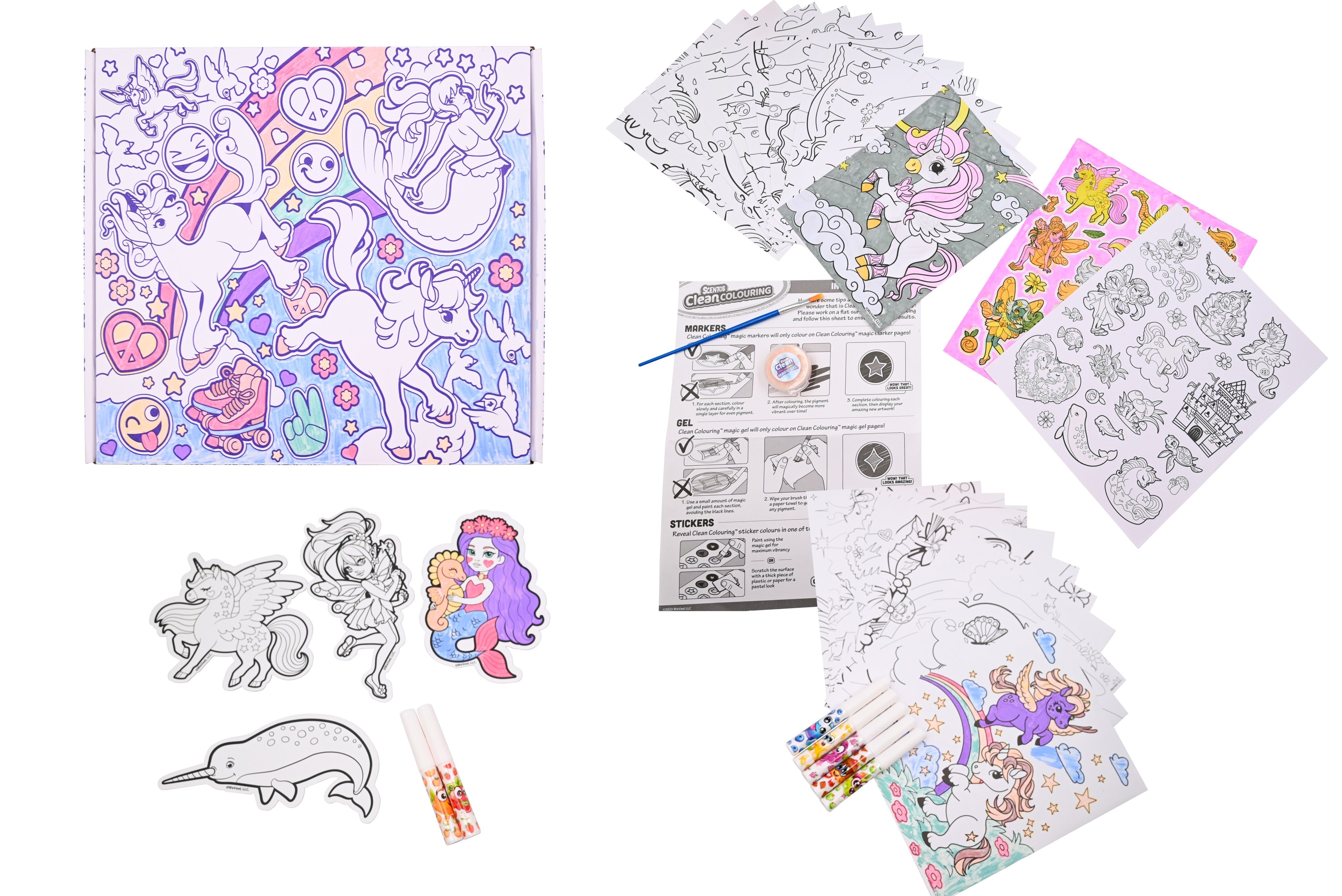 SCENTOS Clean coloring Box Set Enchanted - 20217