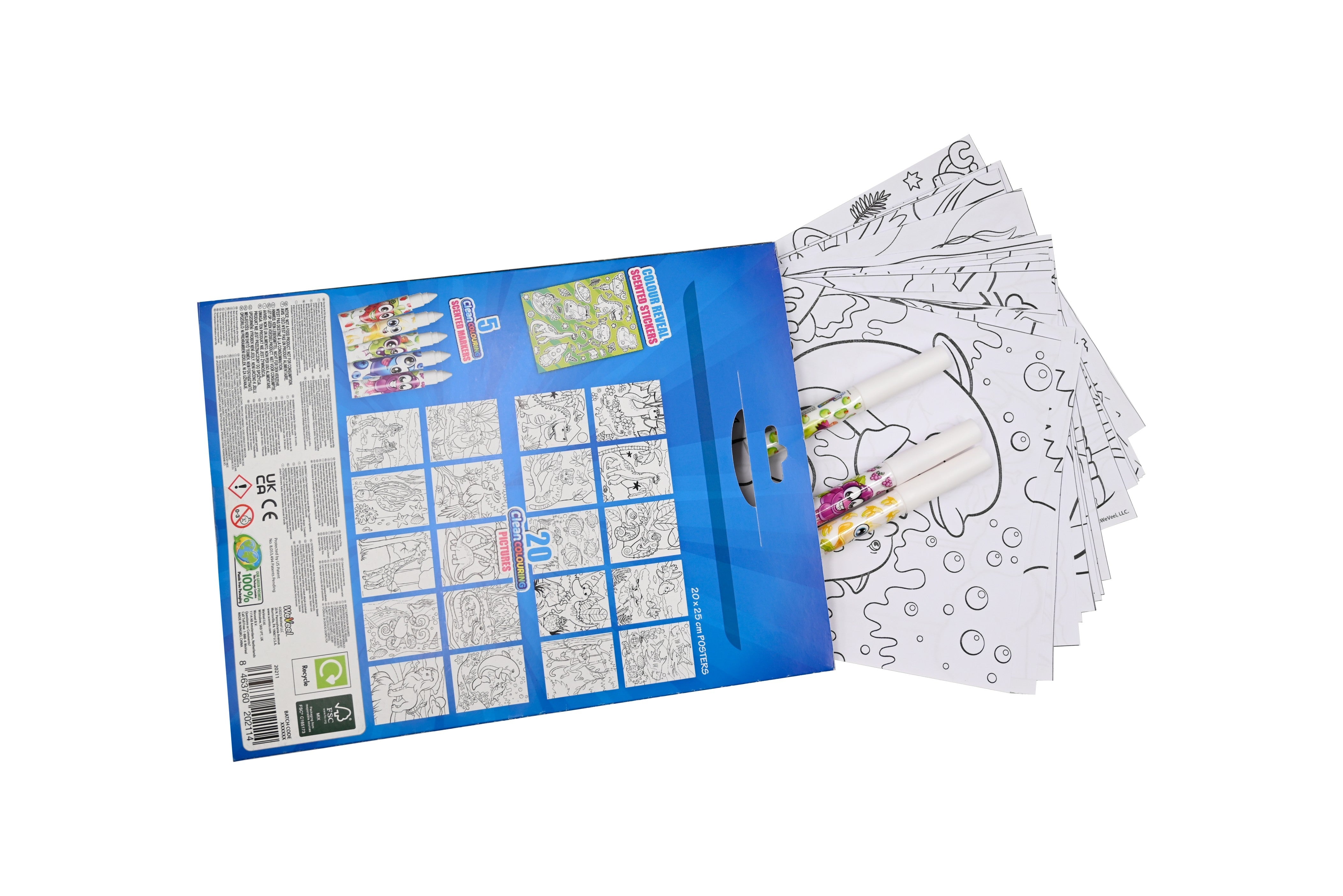 SCENTOS Clean Coloring Markers - Adventure - 20211