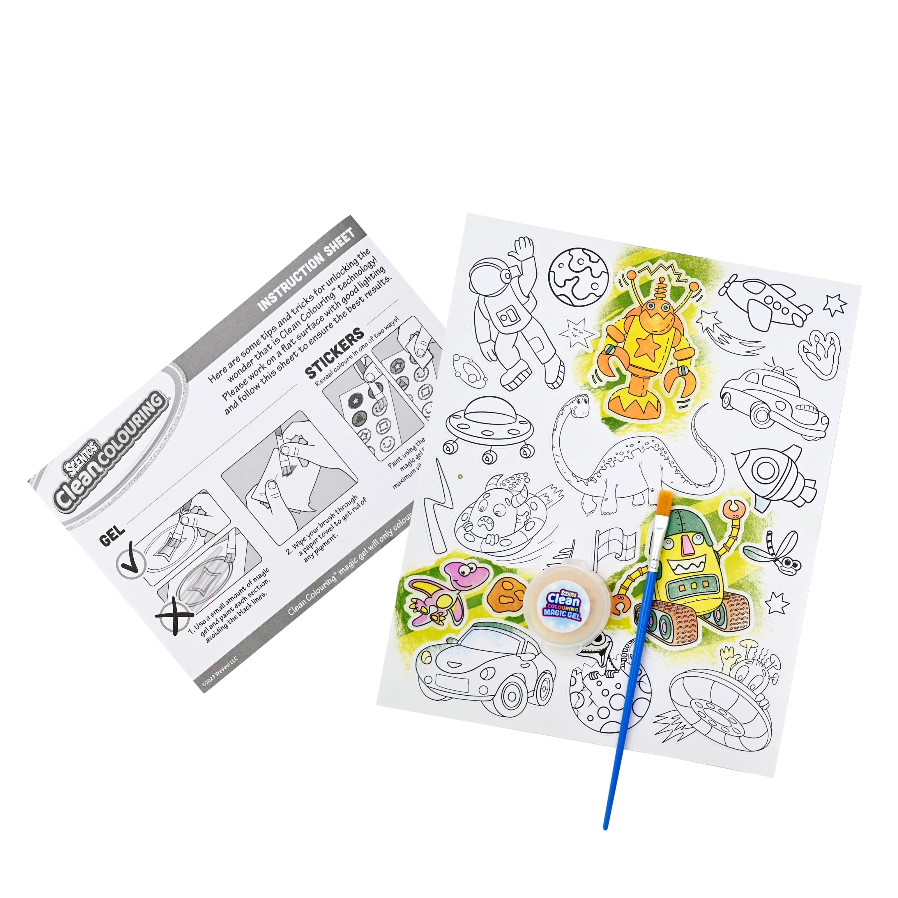 SCENTOS Clean coloring Painting - Adventure - 20264