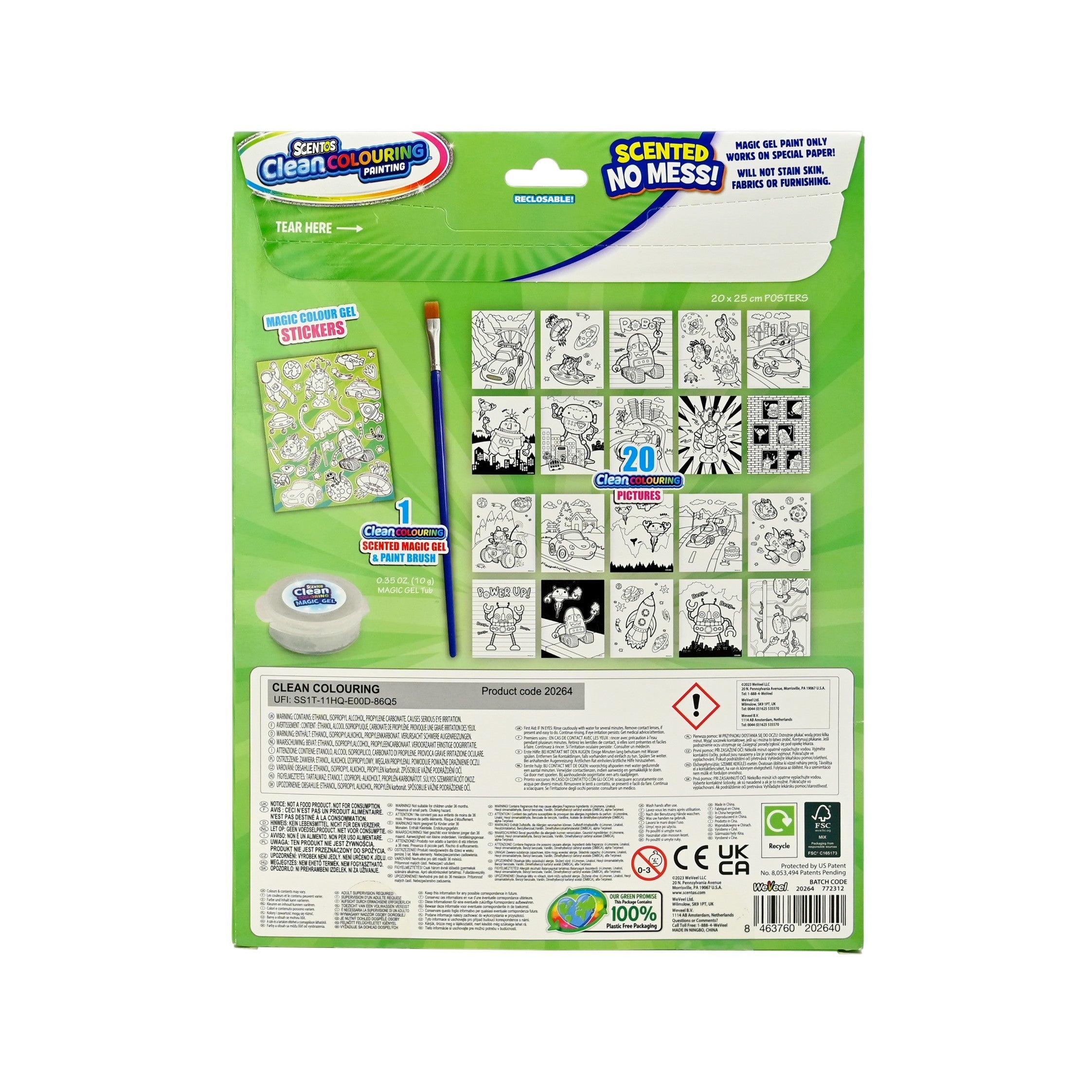 SCENTOS Clean coloring Painting - Adventure - 20264