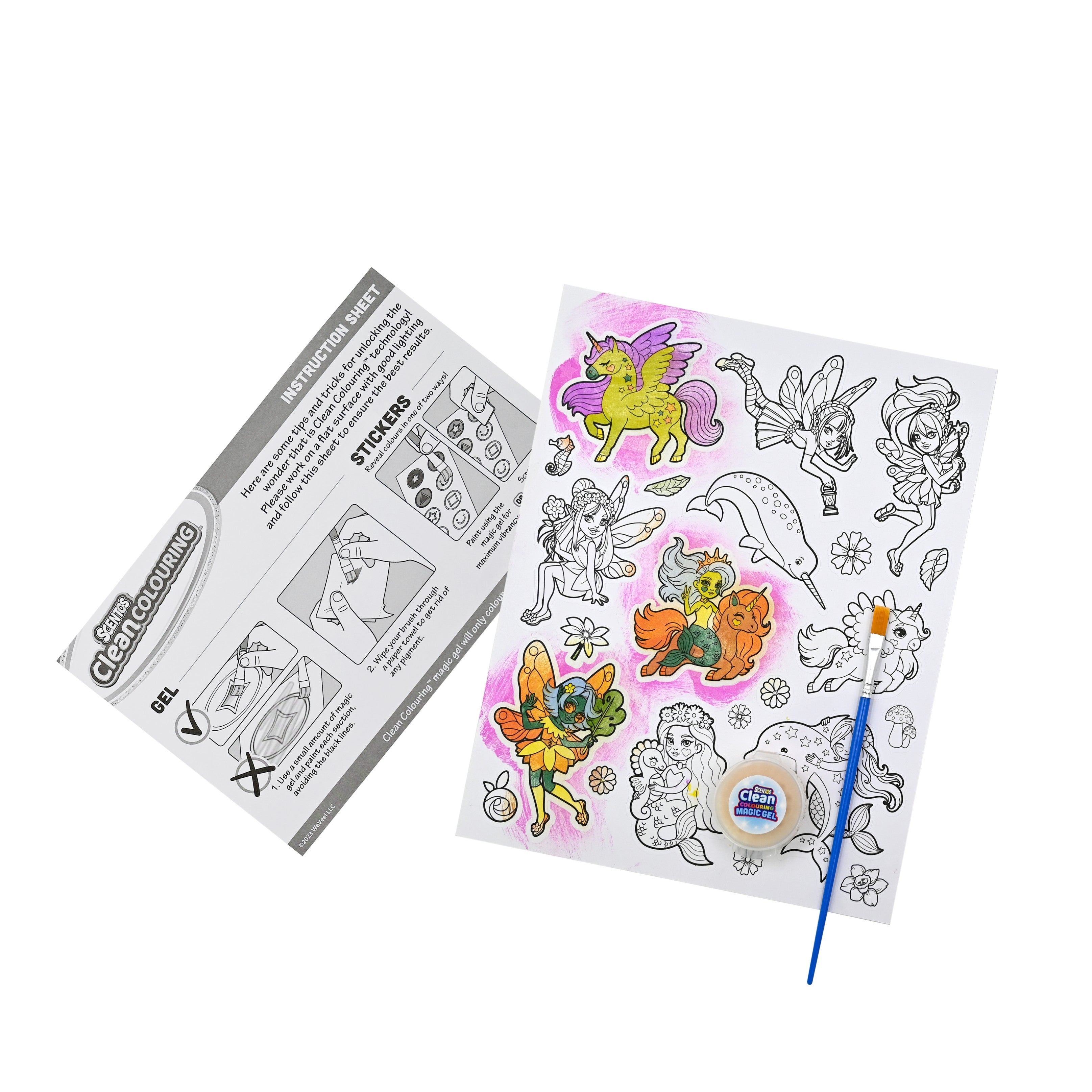 SCENTOS Clean coloring Painting - Enchanted - 20263