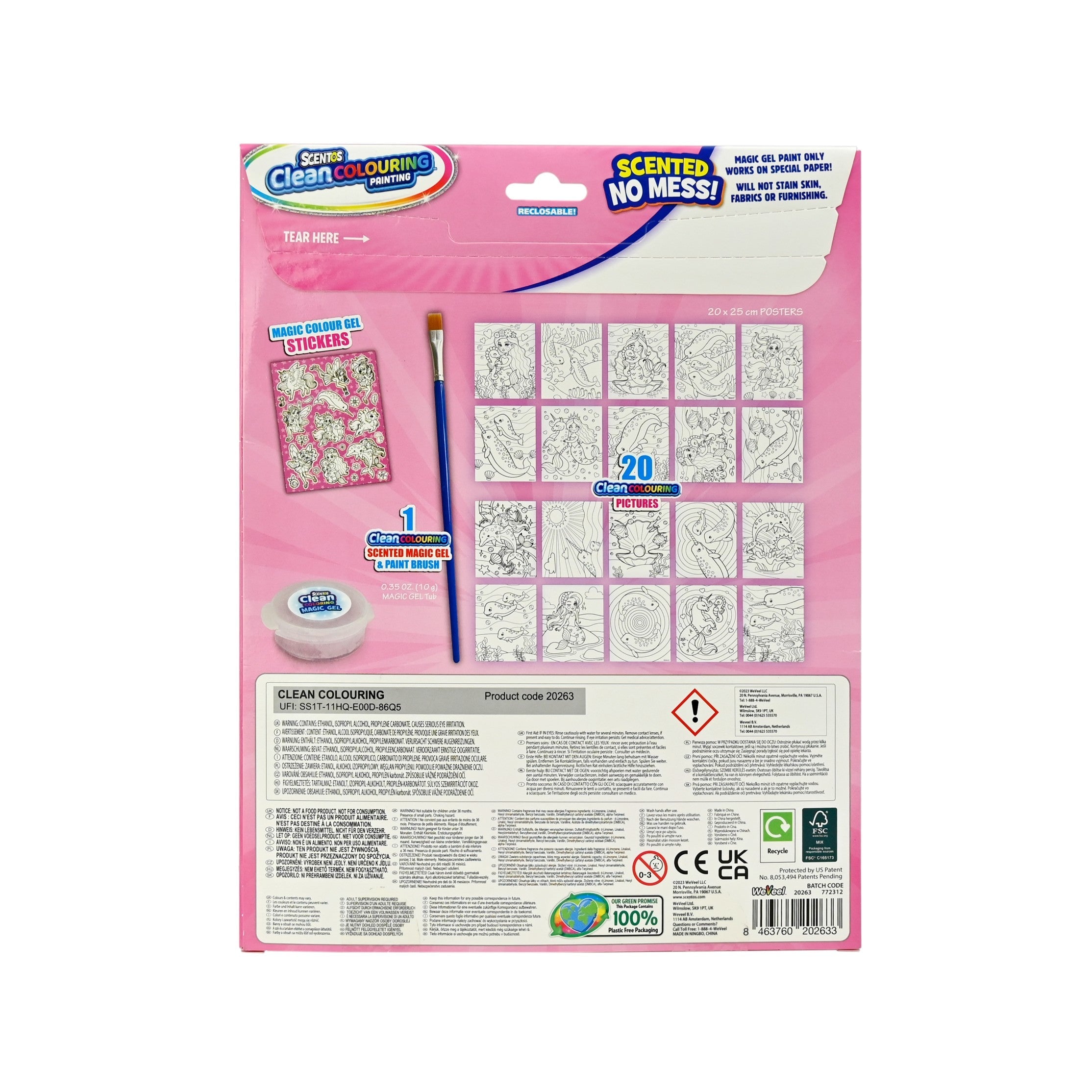 SCENTOS Clean coloring Painting - Enchanted - 20263