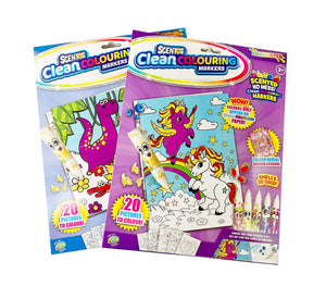 SCENTOS Clean Colouring Markers - Enchanted - 20210