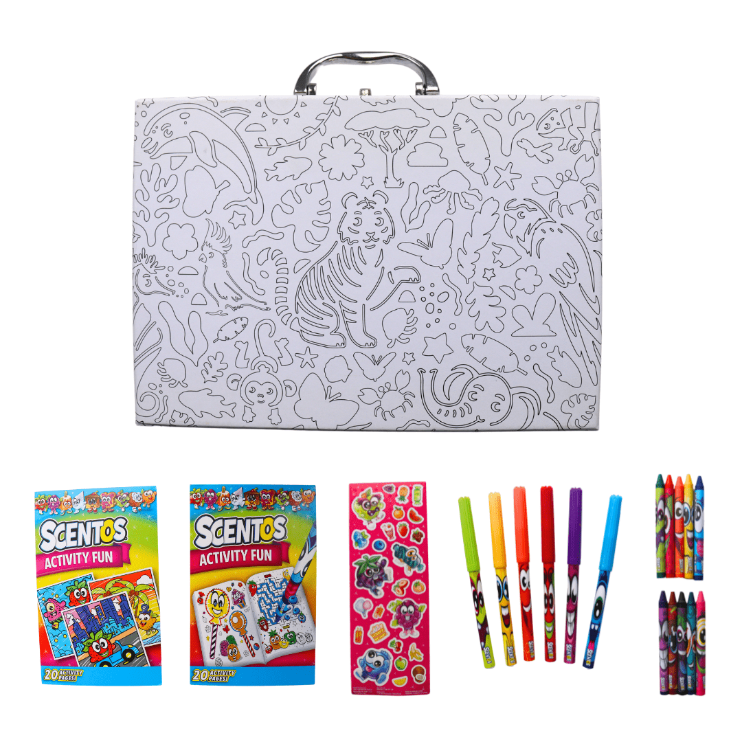 SCENTOS Colour In Mini Case Mega Colouring - 40481