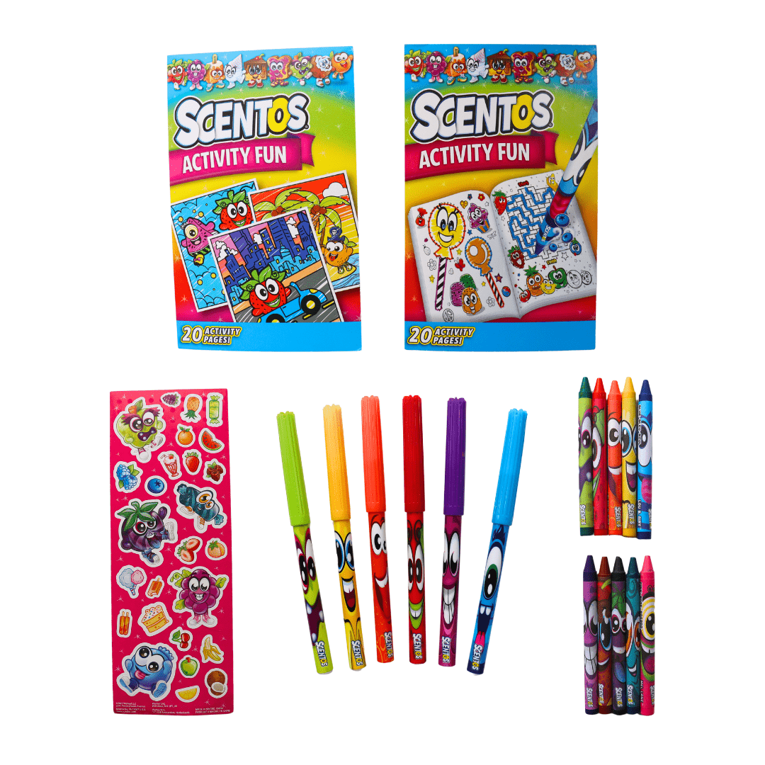SCENTOS Colour In Mini Case Mega Colouring - 40481