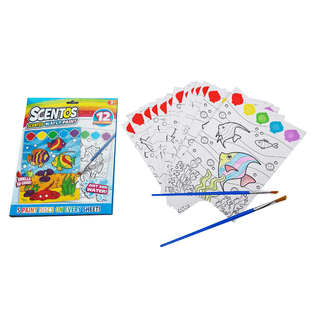 SCENTOS Magic Painting Pictures 12 Sheet - 10473