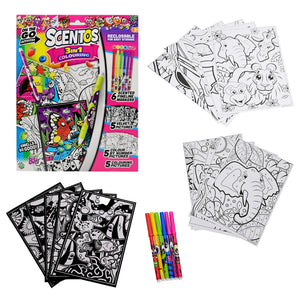 SCENTOS ON THE GO 3 IN 1 COLOURING - 45175