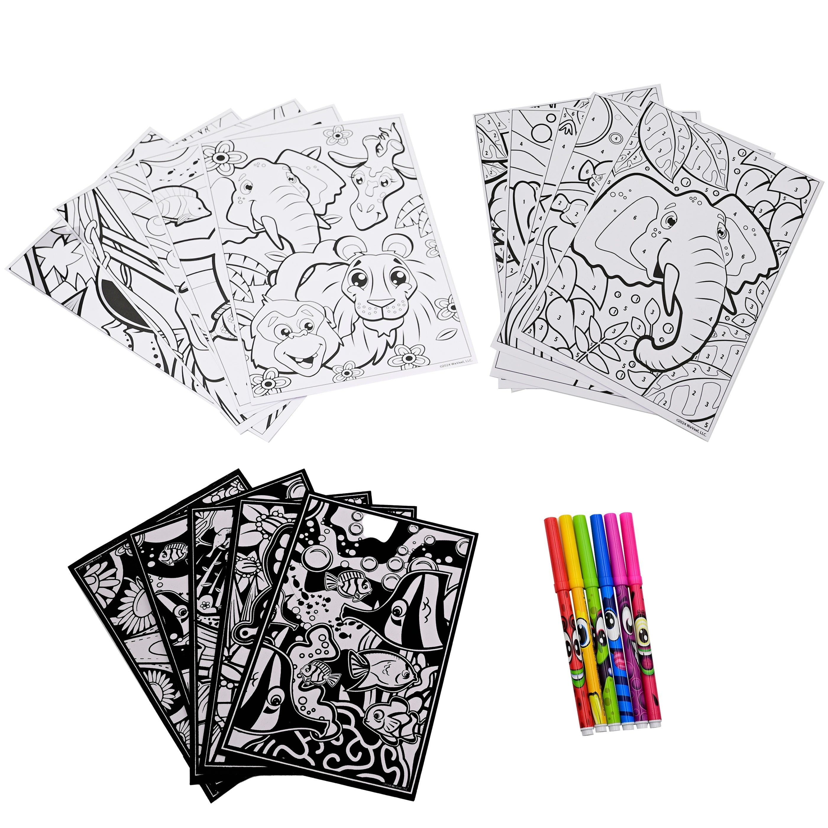 SCENTOS ON THE GO 3 IN 1 COLOURING - 45175