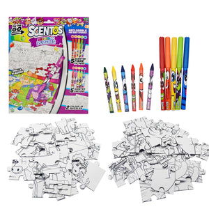 SCENTOS ON THE GO COLOUR IN PUZZLES - 45181