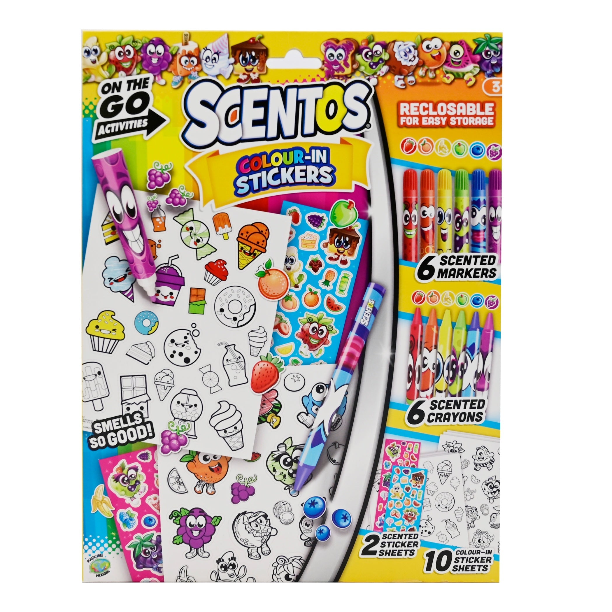 SCENTOS ON THE GO COLOUR IN STICKERS - 45183
