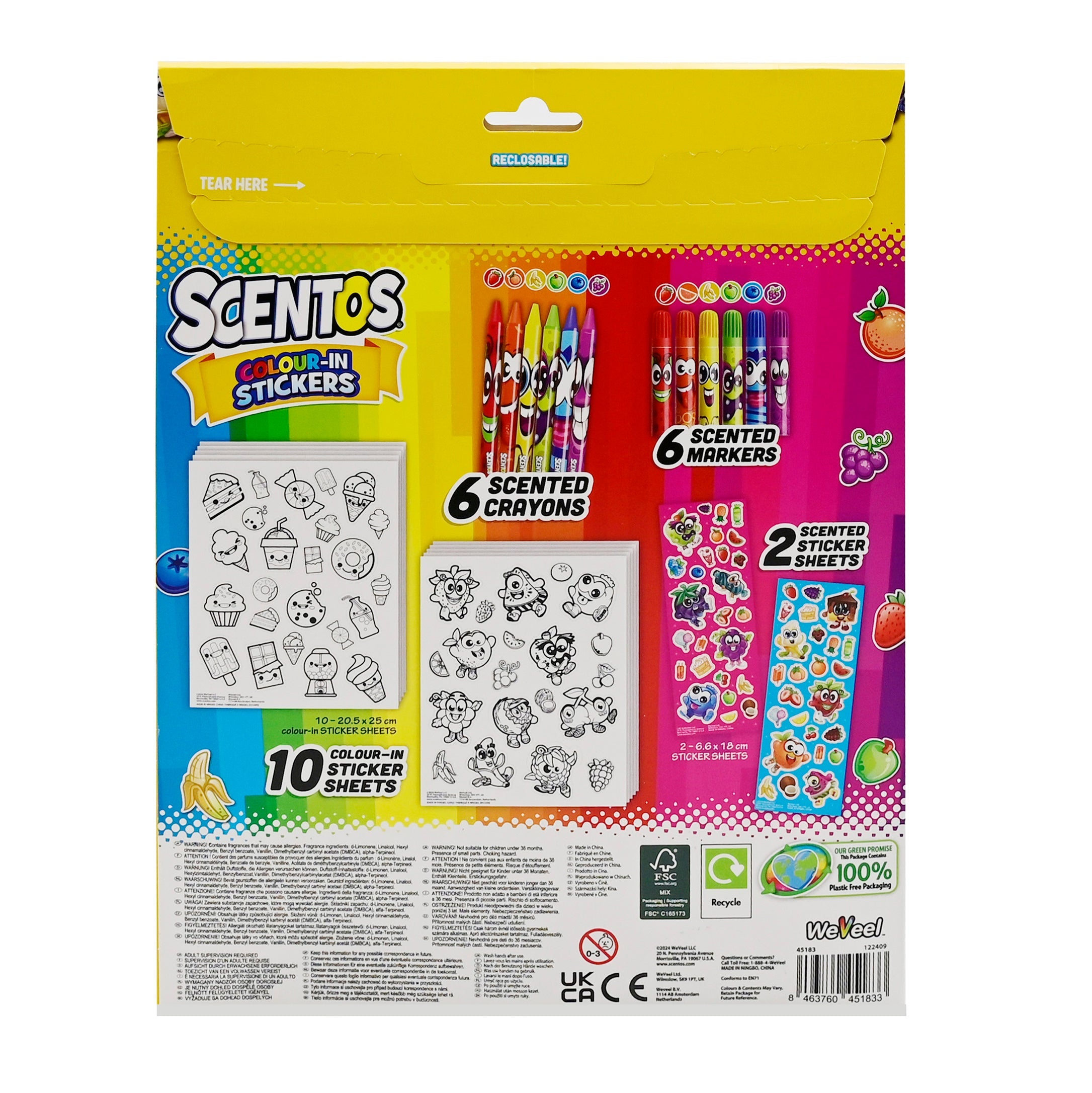 SCENTOS ON THE GO COLOUR IN STICKERS - 45183