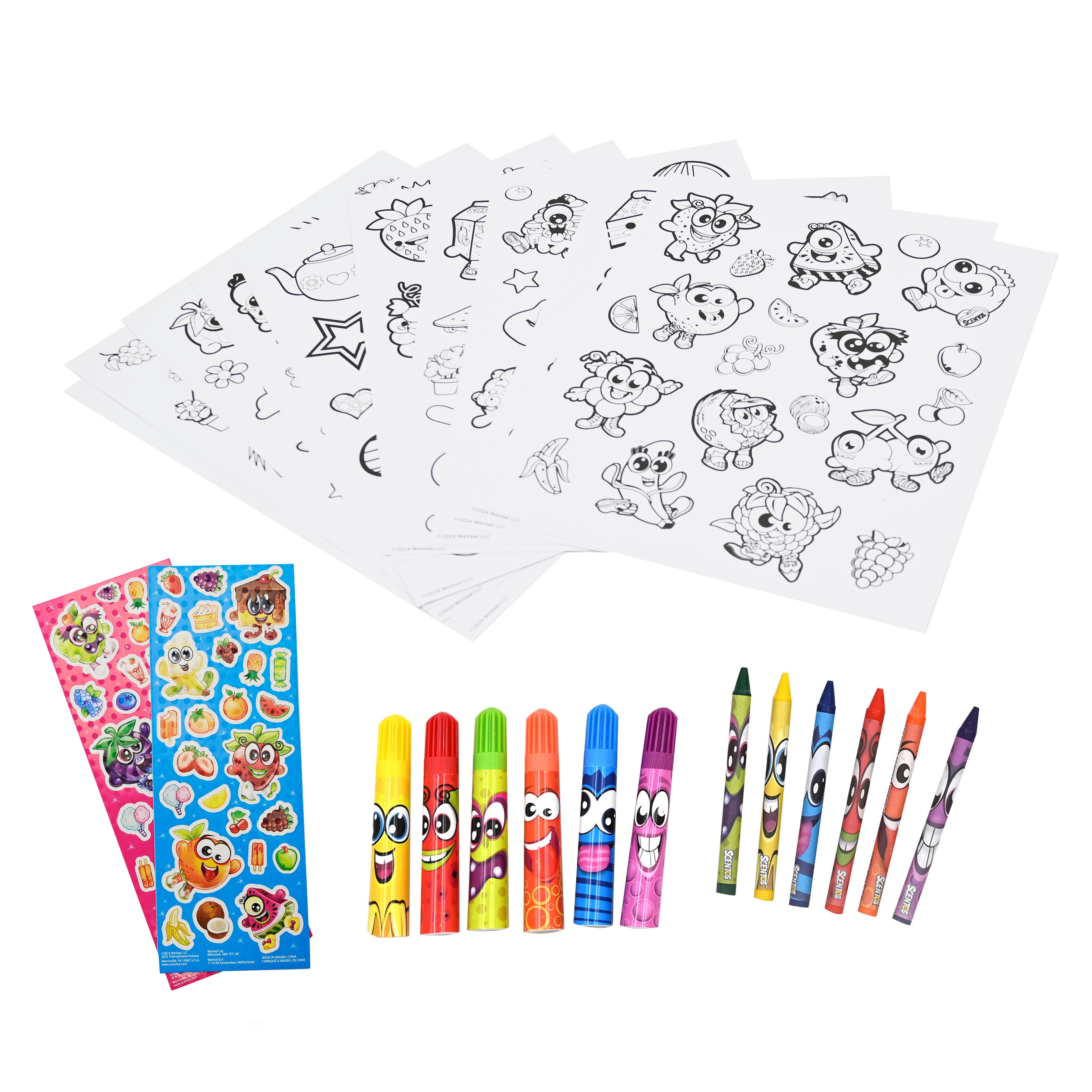 SCENTOS ON THE GO COLOUR IN STICKERS - 45183