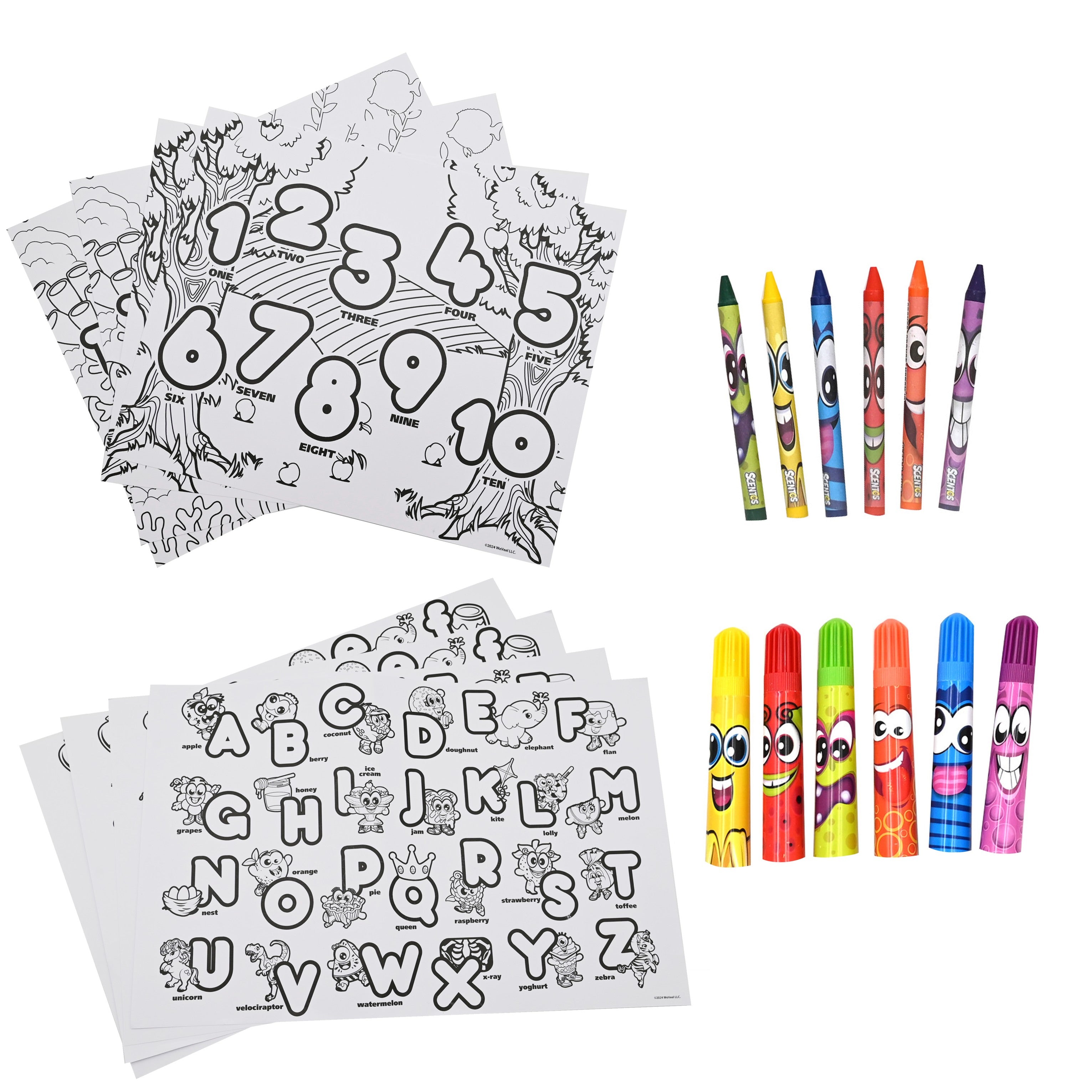 SCENTOS ON THE GO LEARNING NUMBERS & LETTERS - 45182