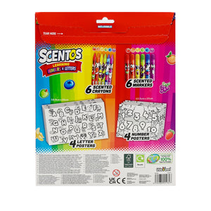 SCENTOS ON THE GO LEARNING NUMBERS & LETTERS - 45182