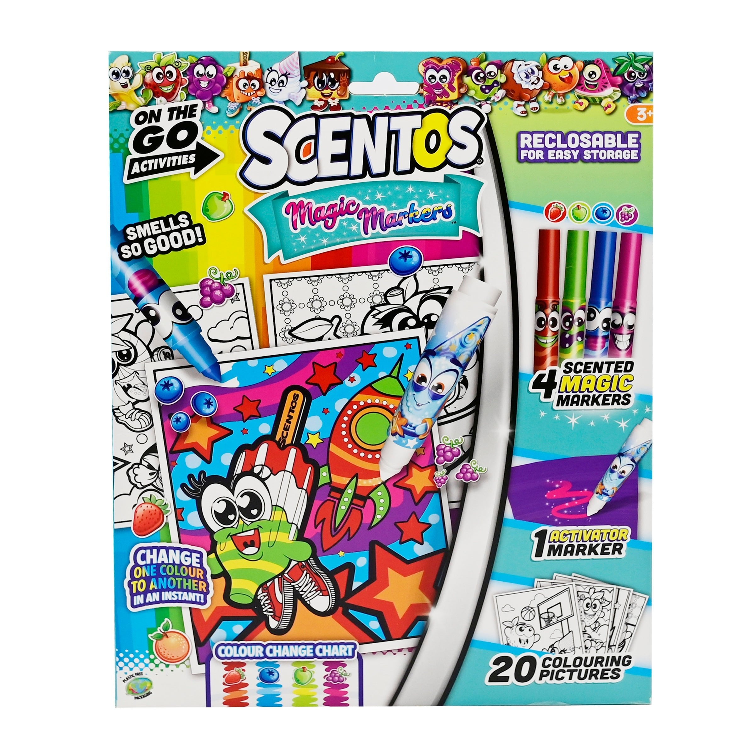 SCENTOS ON THE GO MAGIC MARKERS - 45177
