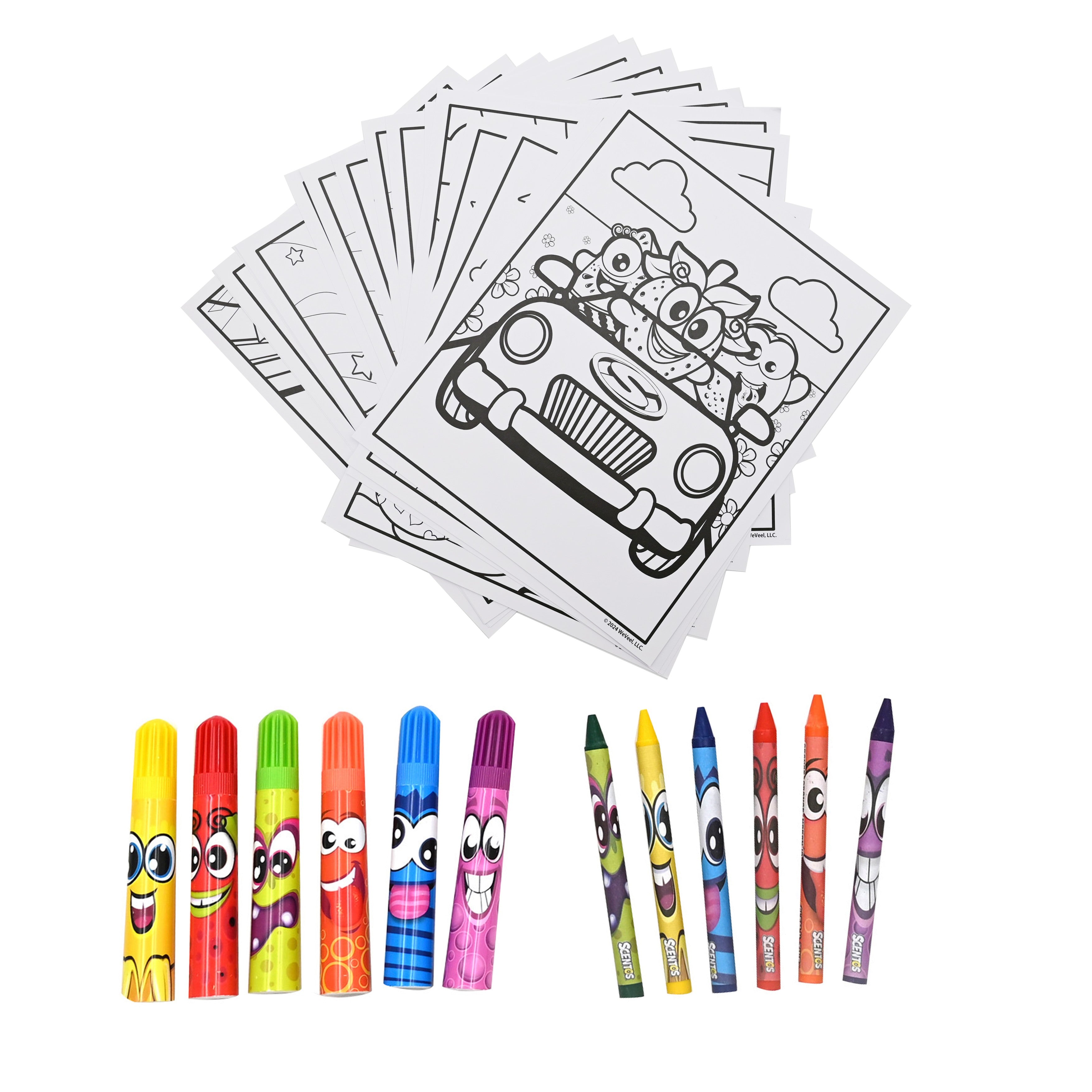 SCENTOS ON THE GO MY FIRST COLOURING - 45178