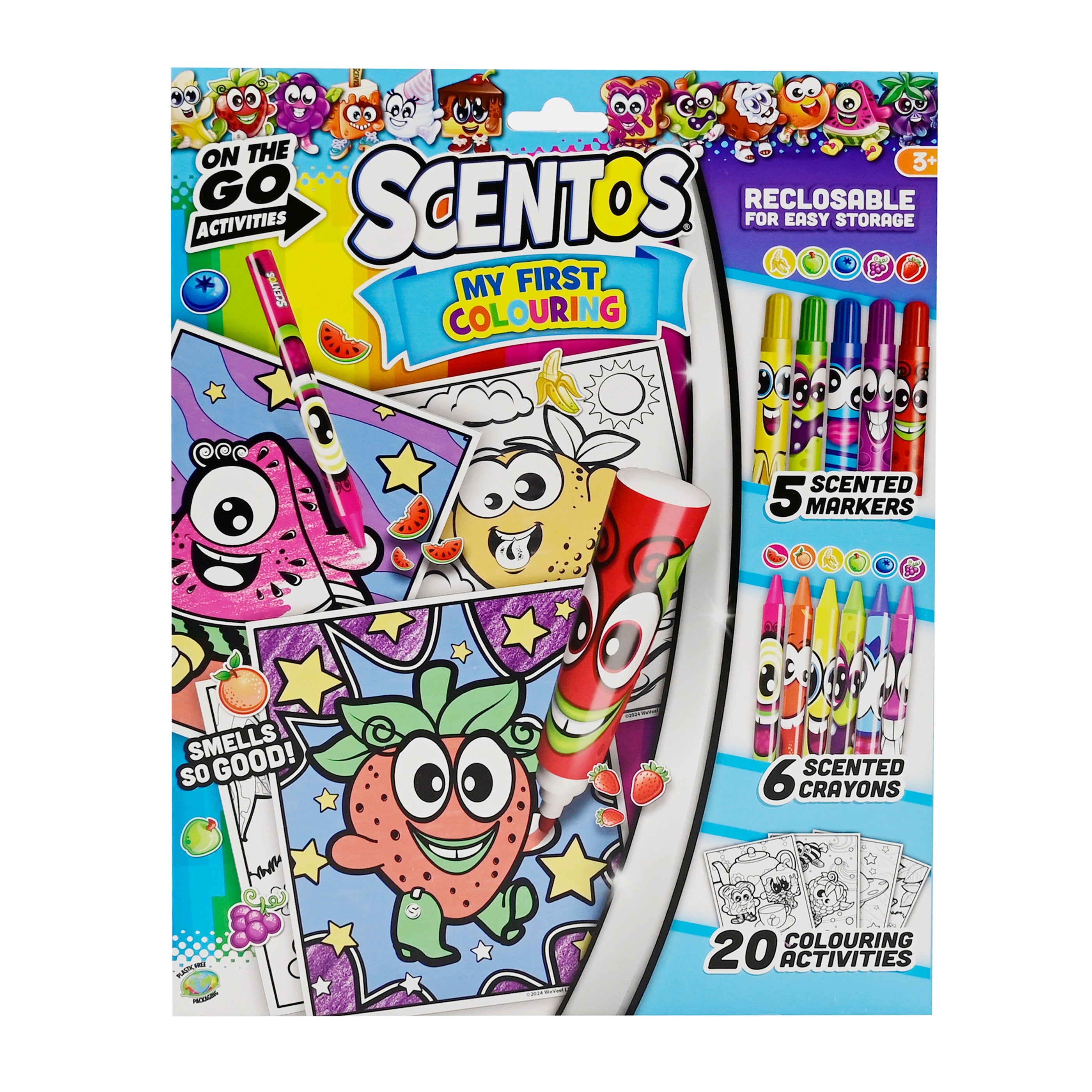 SCENTOS ON THE GO MY FIRST COLOURING - 45178