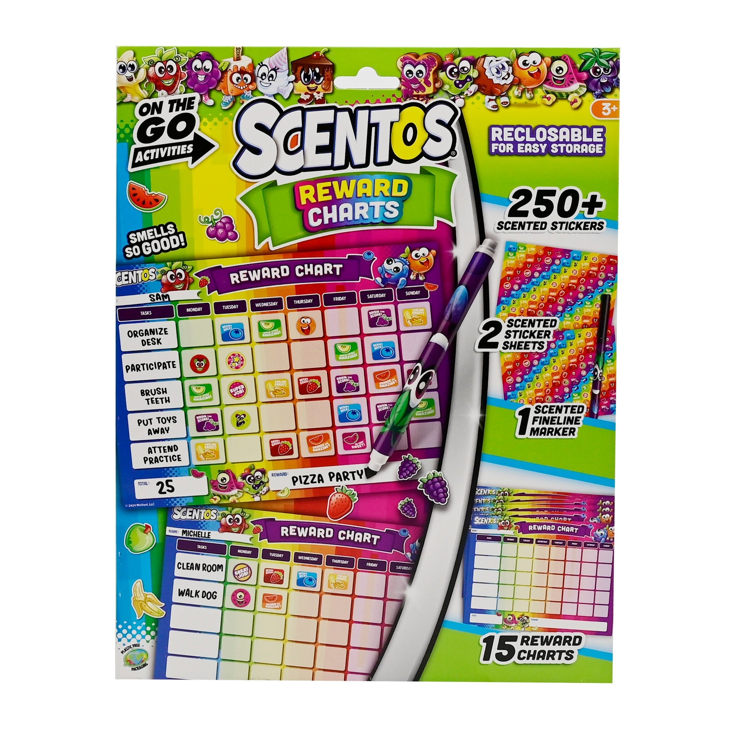 SCENTOS ON THE GO REWARD CHARTS - 45174