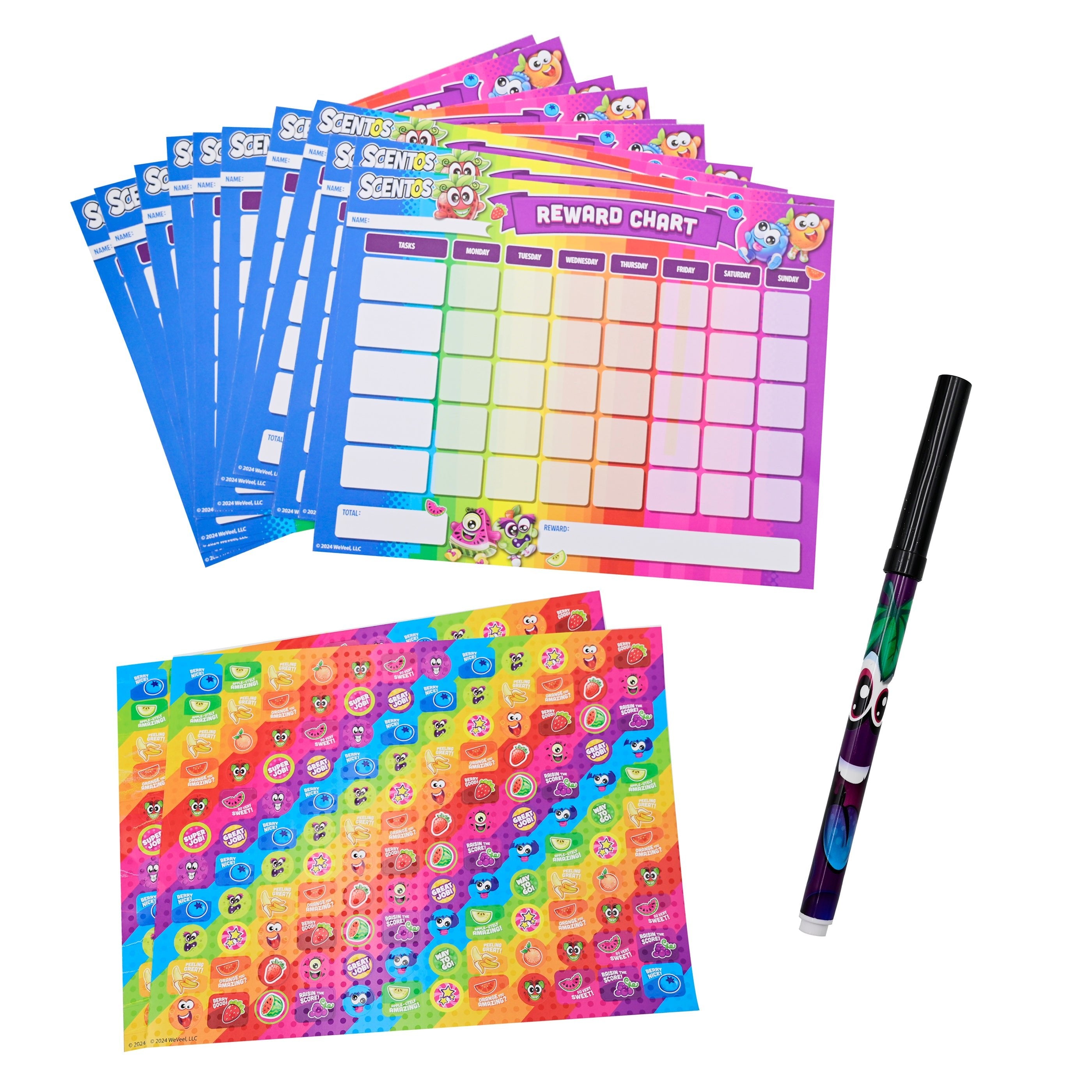 SCENTOS ON THE GO REWARD CHARTS - 45174