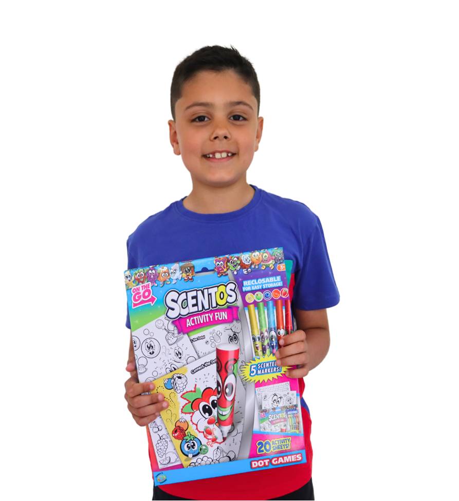 Scentos On The Go Scented Activity Fun Sets - Dot To Dot - 45165 - 25