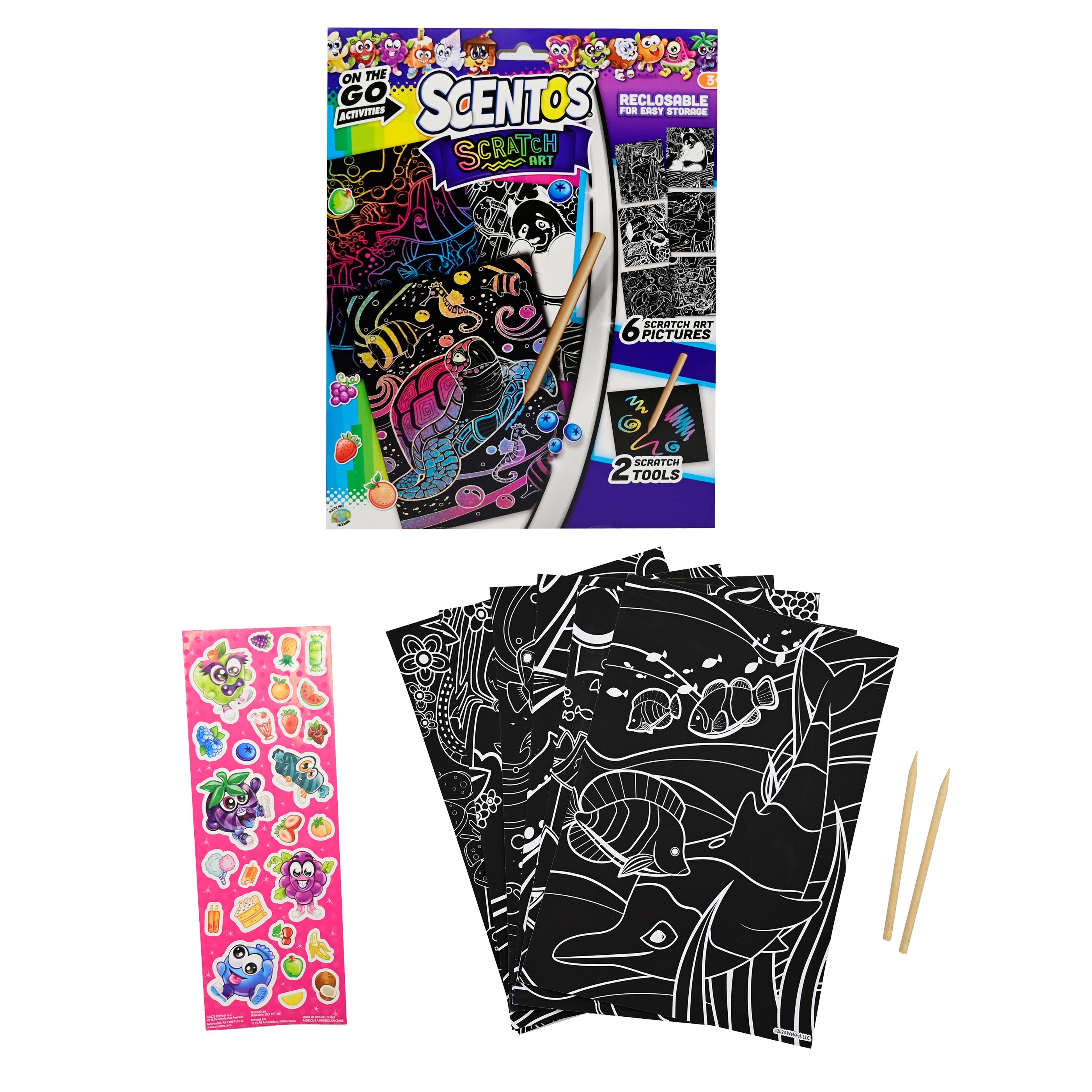 SCENTOS ON THE GO SCRATCH ART - 45180