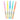 SCENTOS Pastel Gel Pen Pak of 5 - 20448