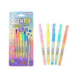 SCENTOS Pastel Gel Pen Pak of 5 - 20448
