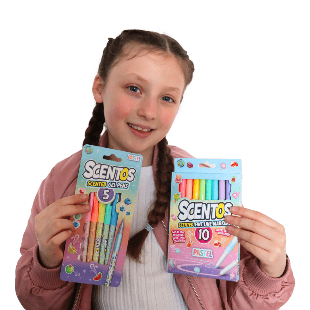 SCENTOS Pastel Gel Pen Pak of 5 - 20448
