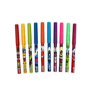 SCENTOS Scented Fibre Tip Pens Pack Of 10 - 40740