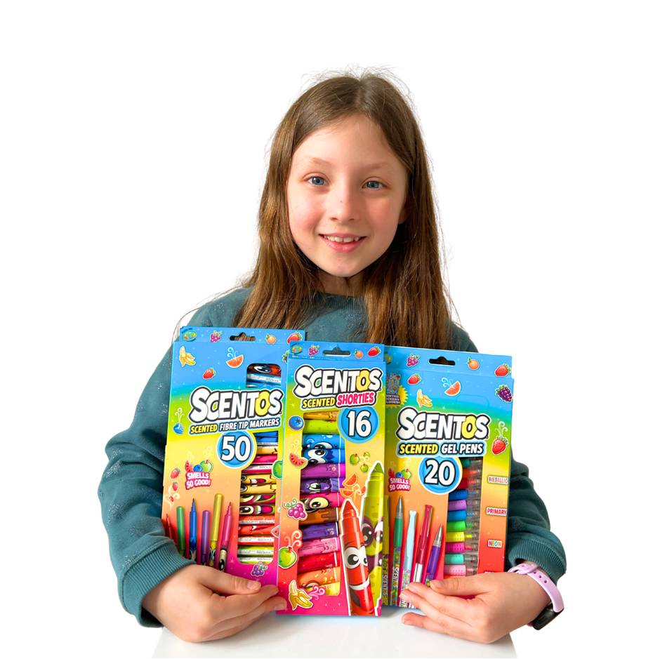 SCENTOS Scented Fibre Tip Pens Pack Of 50 - 40745