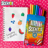 SCENTOS Scented Fine Line Markers Pack Of 10 - 40720