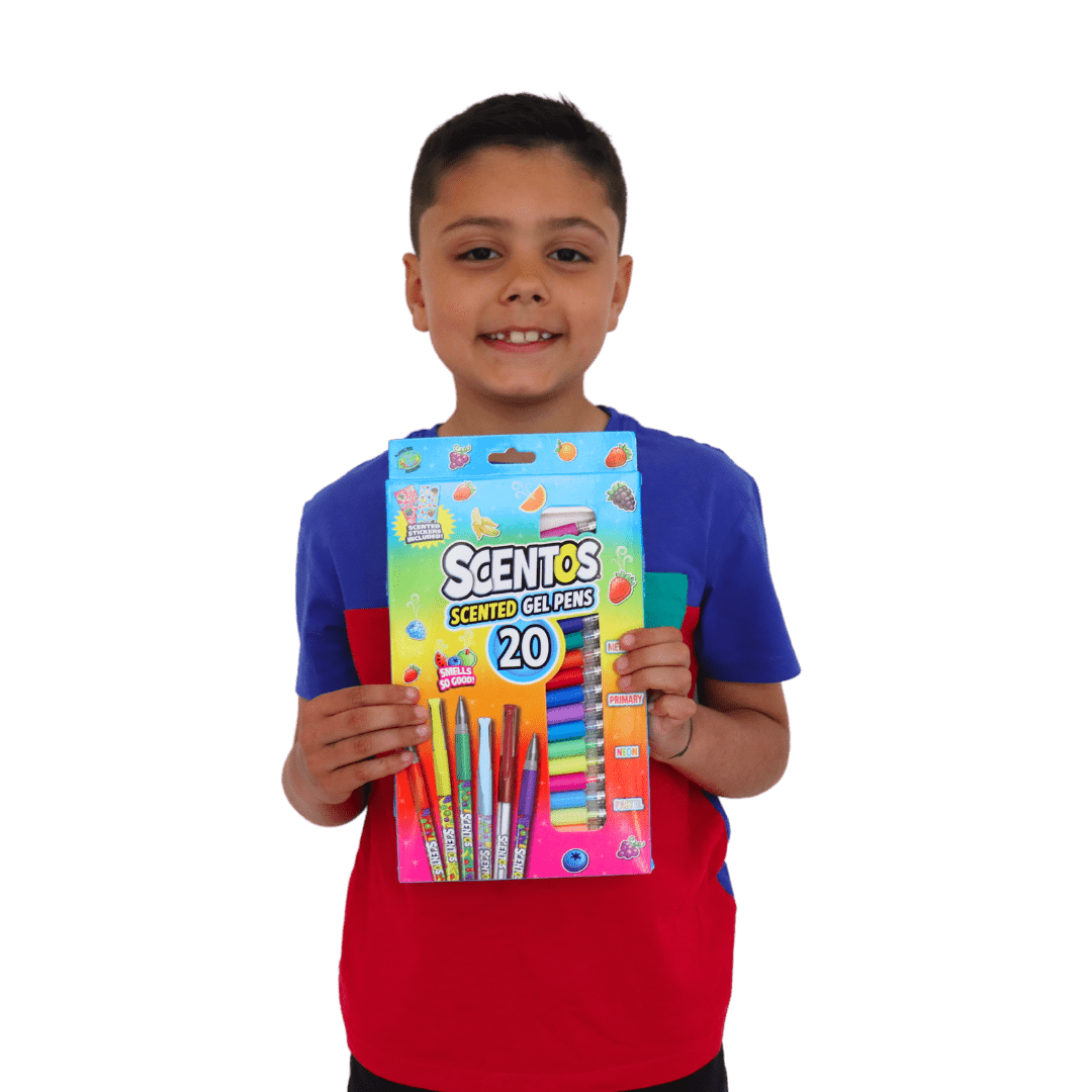 Scentos Scented Gels Pens Pack Of 20 (2 Sticker Sheets ) - 21032
