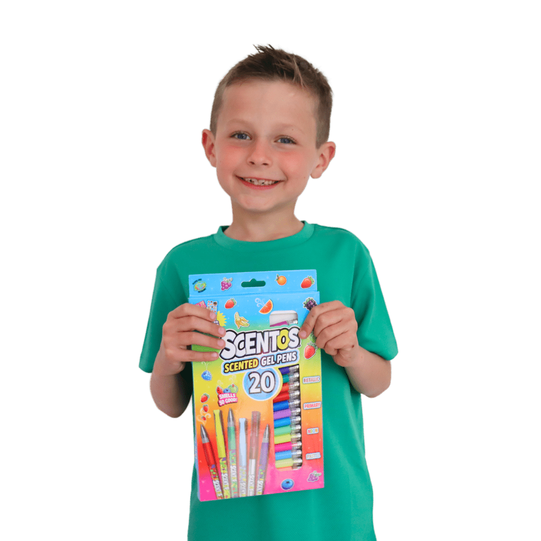 Scentos Scented Gels Pens Pack Of 20 (2 Sticker Sheets ) - 21032