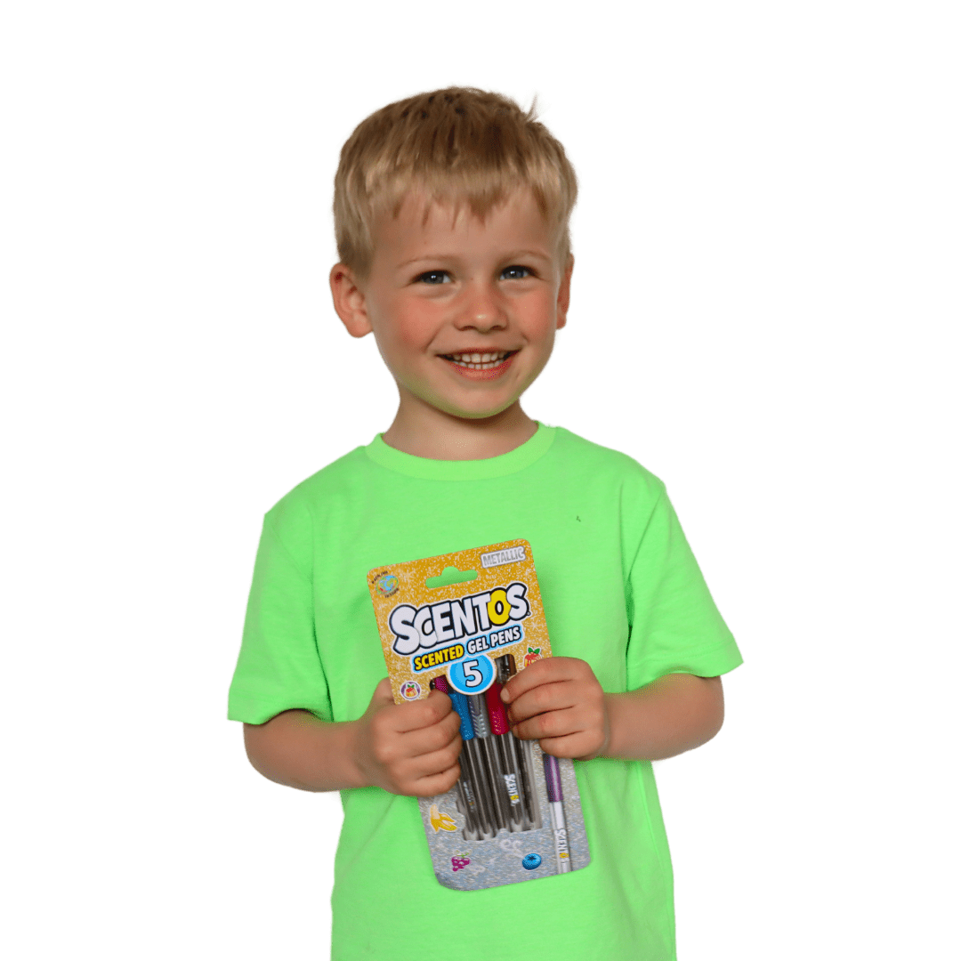  Scentos Scented Metallice Gel Pens Pack of 5 - 40456