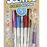  Scentos Scented Metallice Gel Pens Pack of 5 - 40456