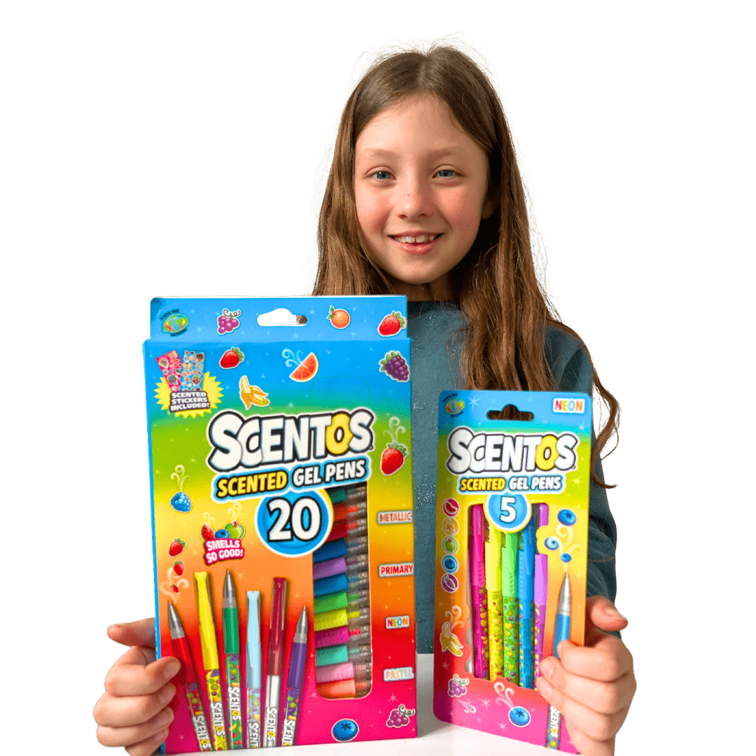 Scentos Scented Neon Gel Pens Pack of 5 - 60916