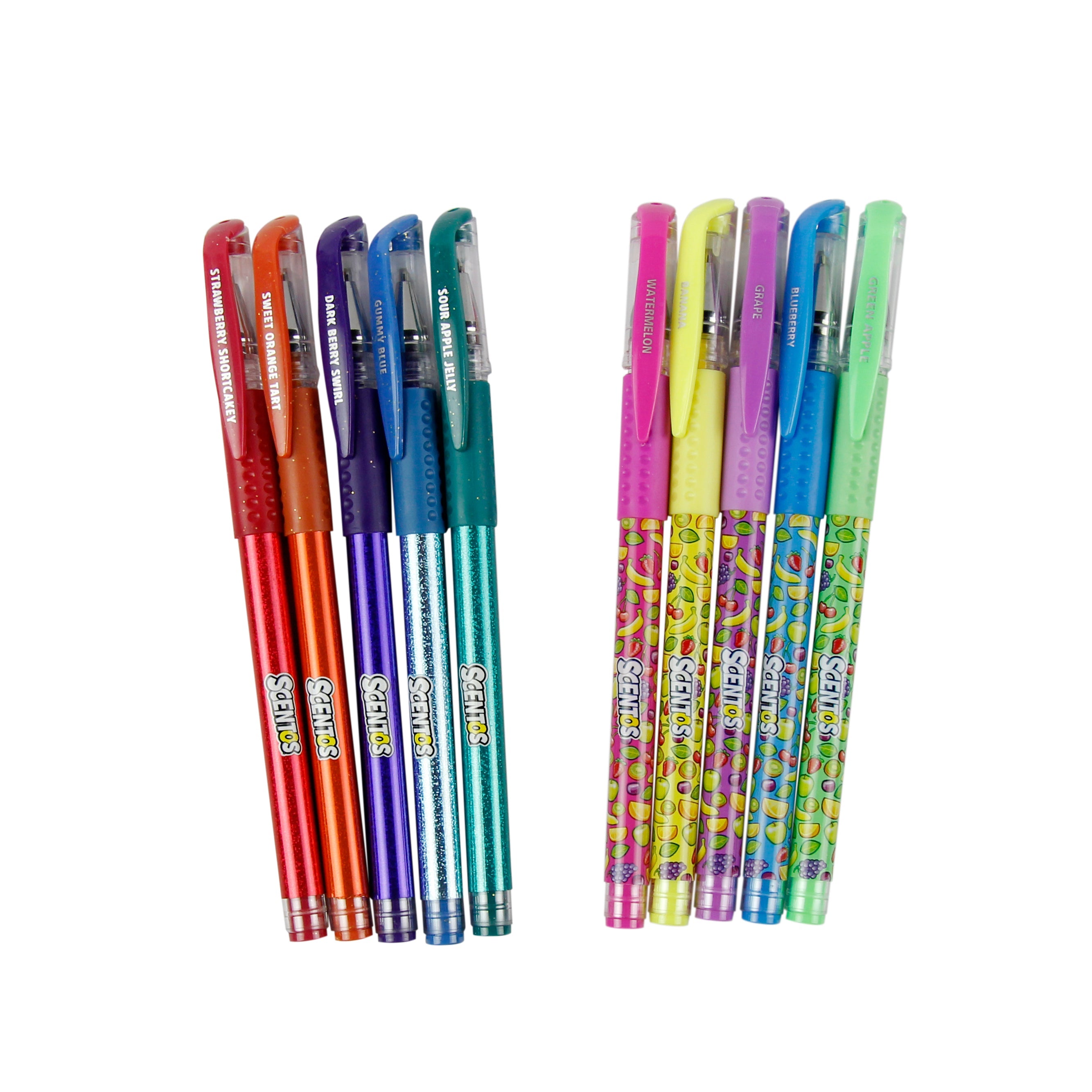 Scentos Scented Neon Gel Pens Pack of 5 - 60916