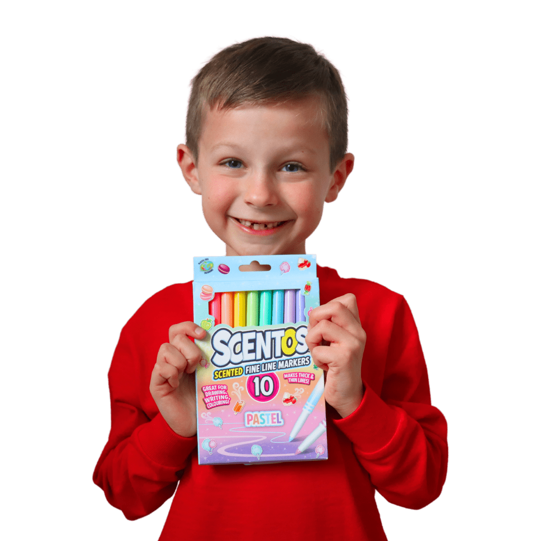  Scentos Scented Pastel Color Fine Line Markers Pack of 10 - 20111