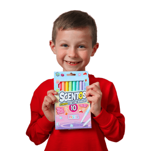  Scentos Scented Pastel Color Fine Line Markers Pack of 10 - 20111