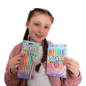  Scentos Scented Pastel Color Fine Line Markers Pack of 10 - 20111