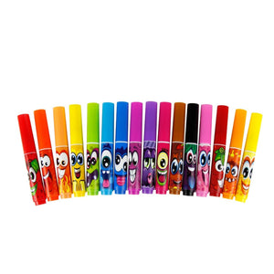 Scentos Scented SHORTY MARKERS, pack of 16 - 16755