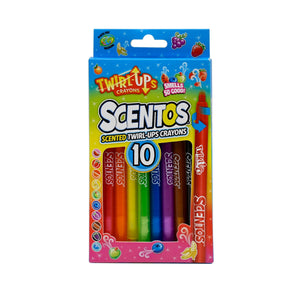 Scentos Scented Twlrl Up Crayons Pack Of 10 - 20227