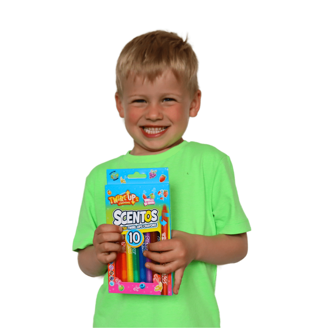 Scentos Scented Twlrl Up Crayons Pack Of 10 - 20227