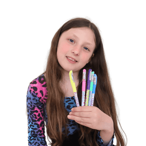 SCENTOS Sugar Rush Scented Neon Gel Pens, Pack of 5 - 41205