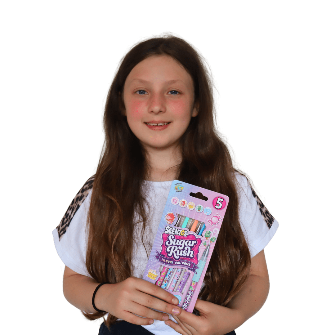 Scentos Sugar Rush Scented Pastel Gel Pens, Pack of 5 - 30086