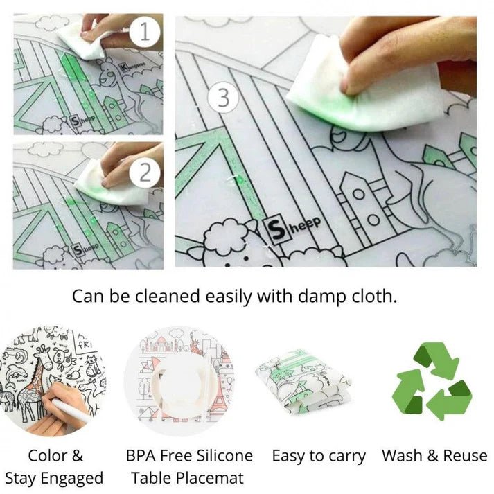 SCOOBIES ANIMAL DOODLE MAT - SC0000628